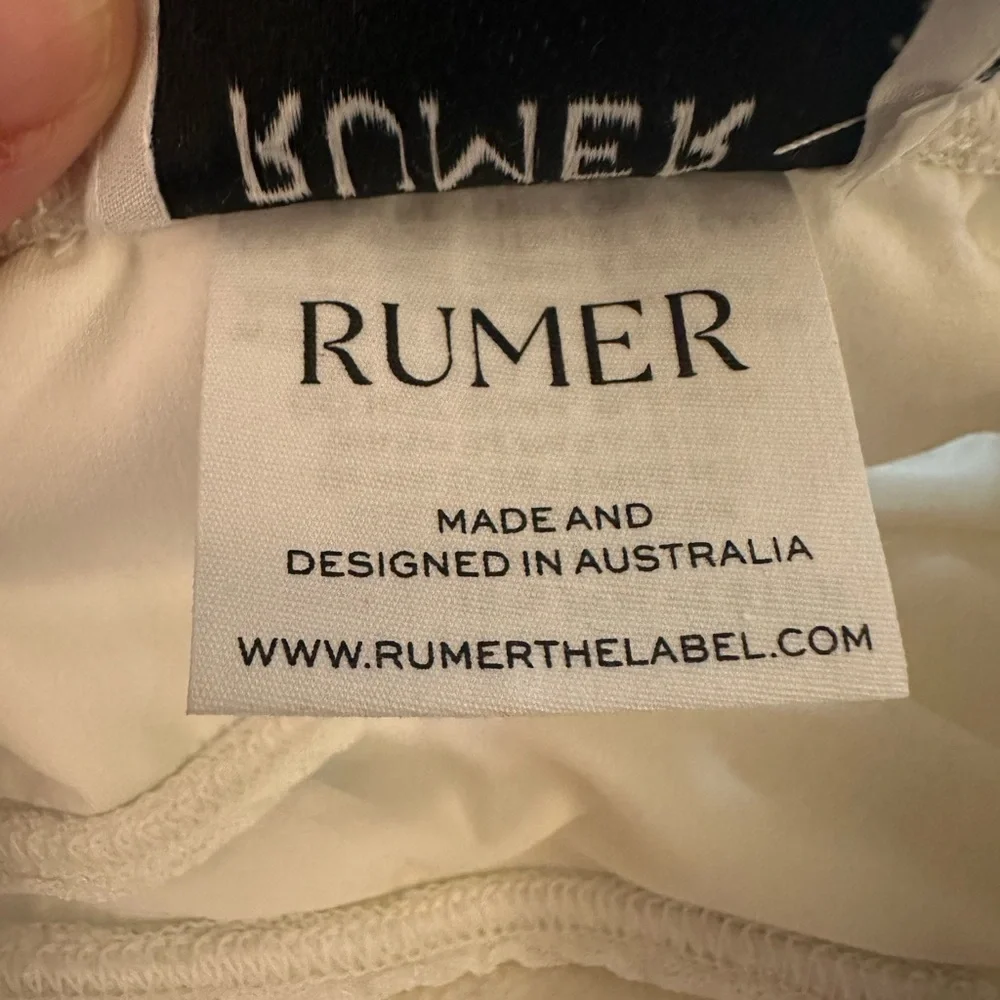 Rumer the‎ Label Cassidy Bandeau bikini top White XS - Picture 8 of 9
